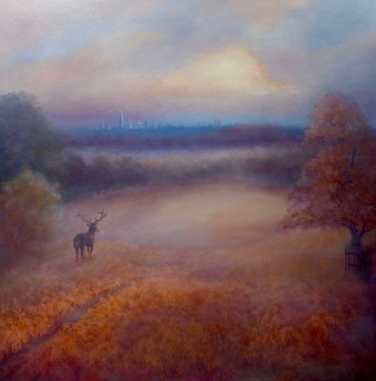 Richmond Park med stadsutsikt, 2020 av Lee Campbell