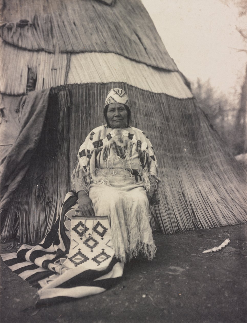 Edna Kash-kash, en Cayuse indisk kvinna av Lee Moorhouse