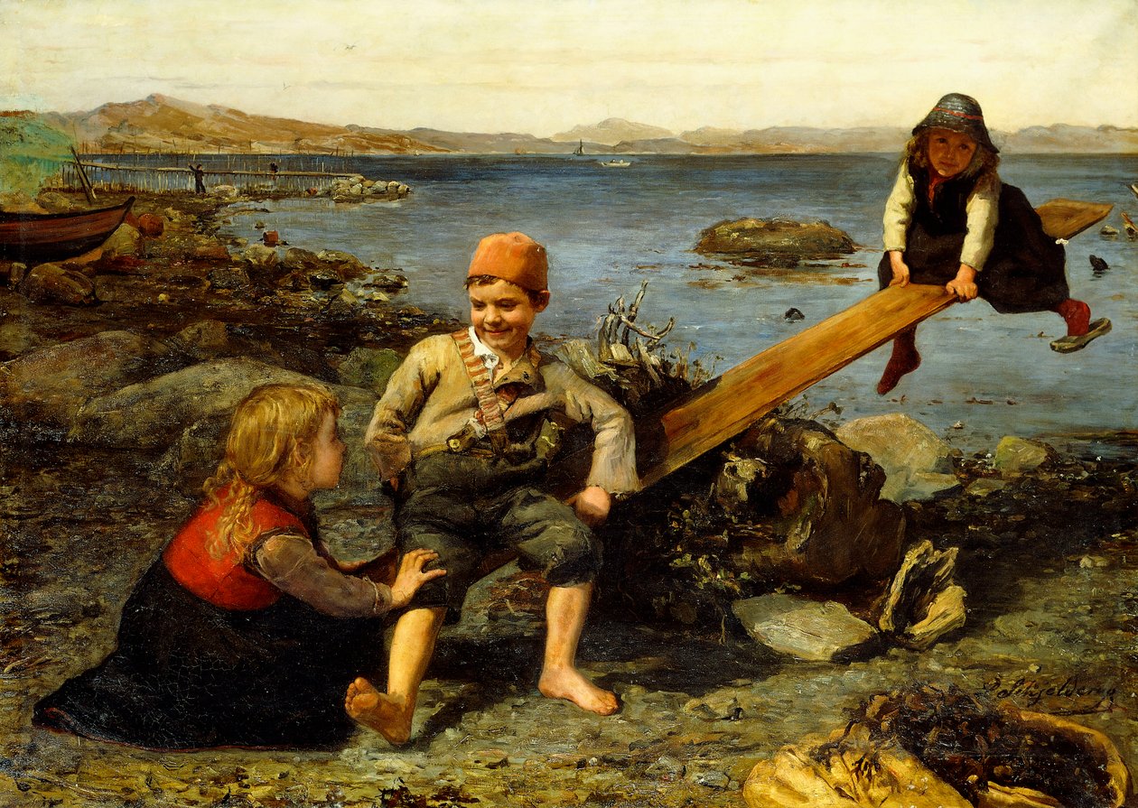 See-Saw vid havet av Leis Schjeldrup