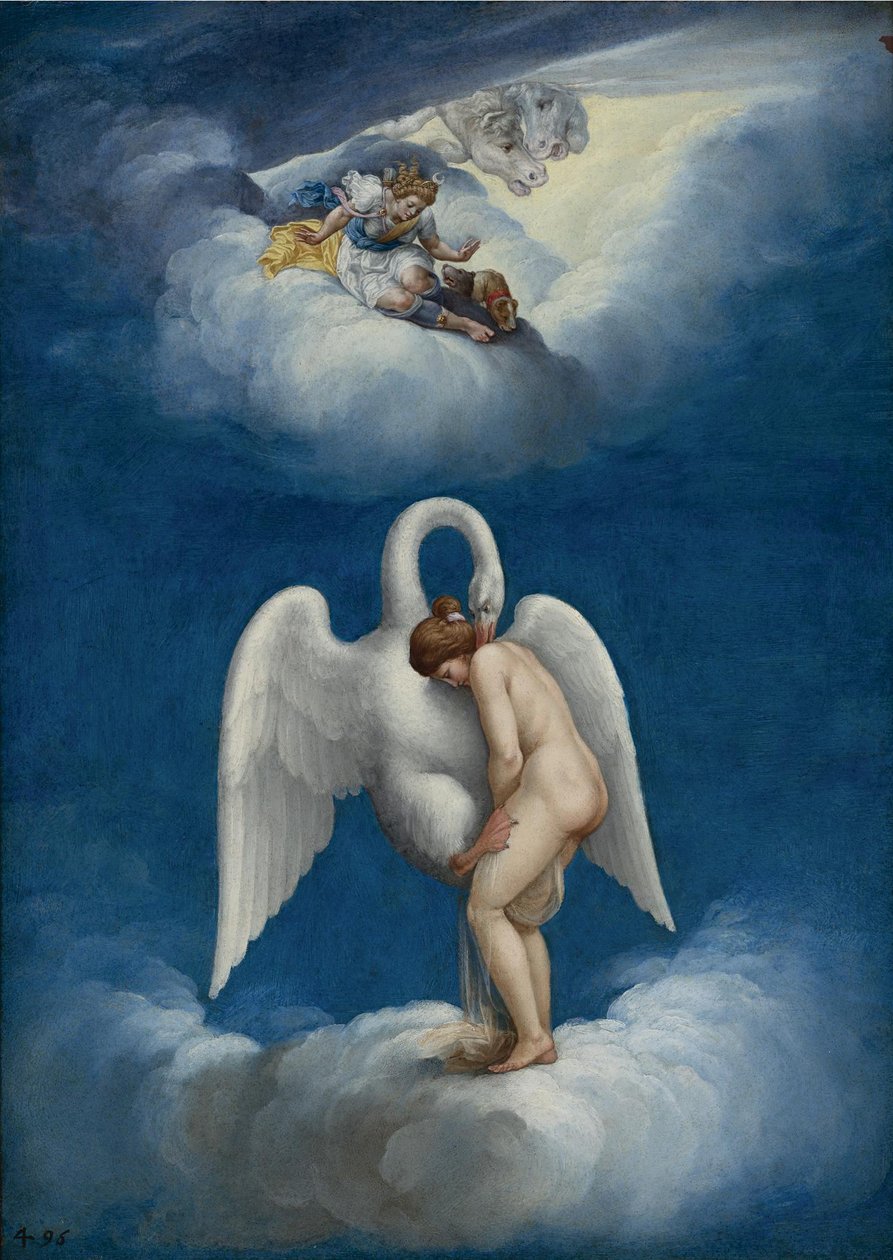 Leda och Svanen av Lelio Orsi da Novellara