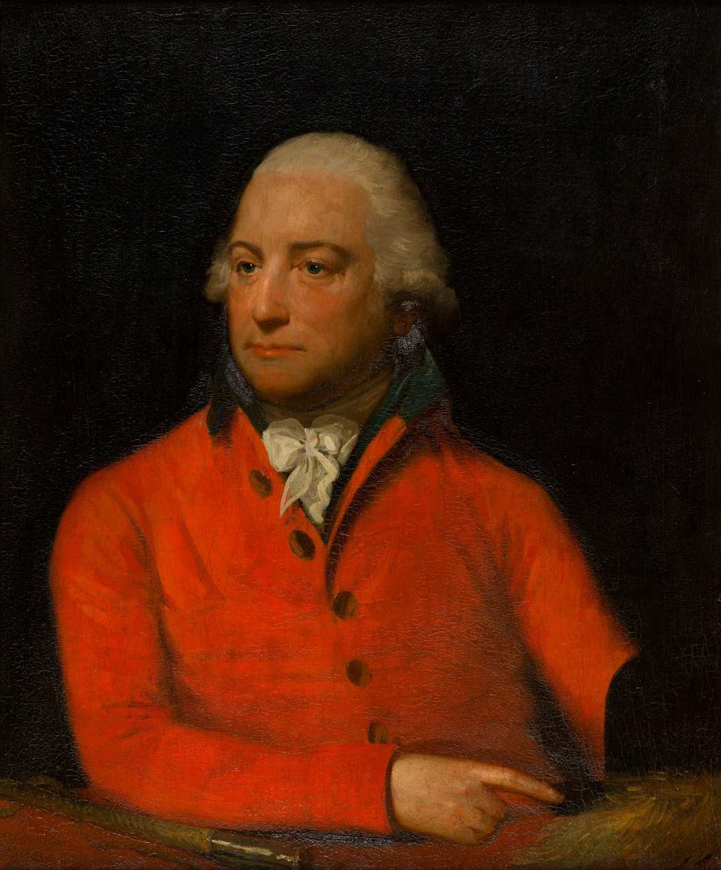 Porträtt av George Forester från Willey, Shropshire, ca 1780-1802 (olja på duk) av Lemuel Francis (after) Abbott