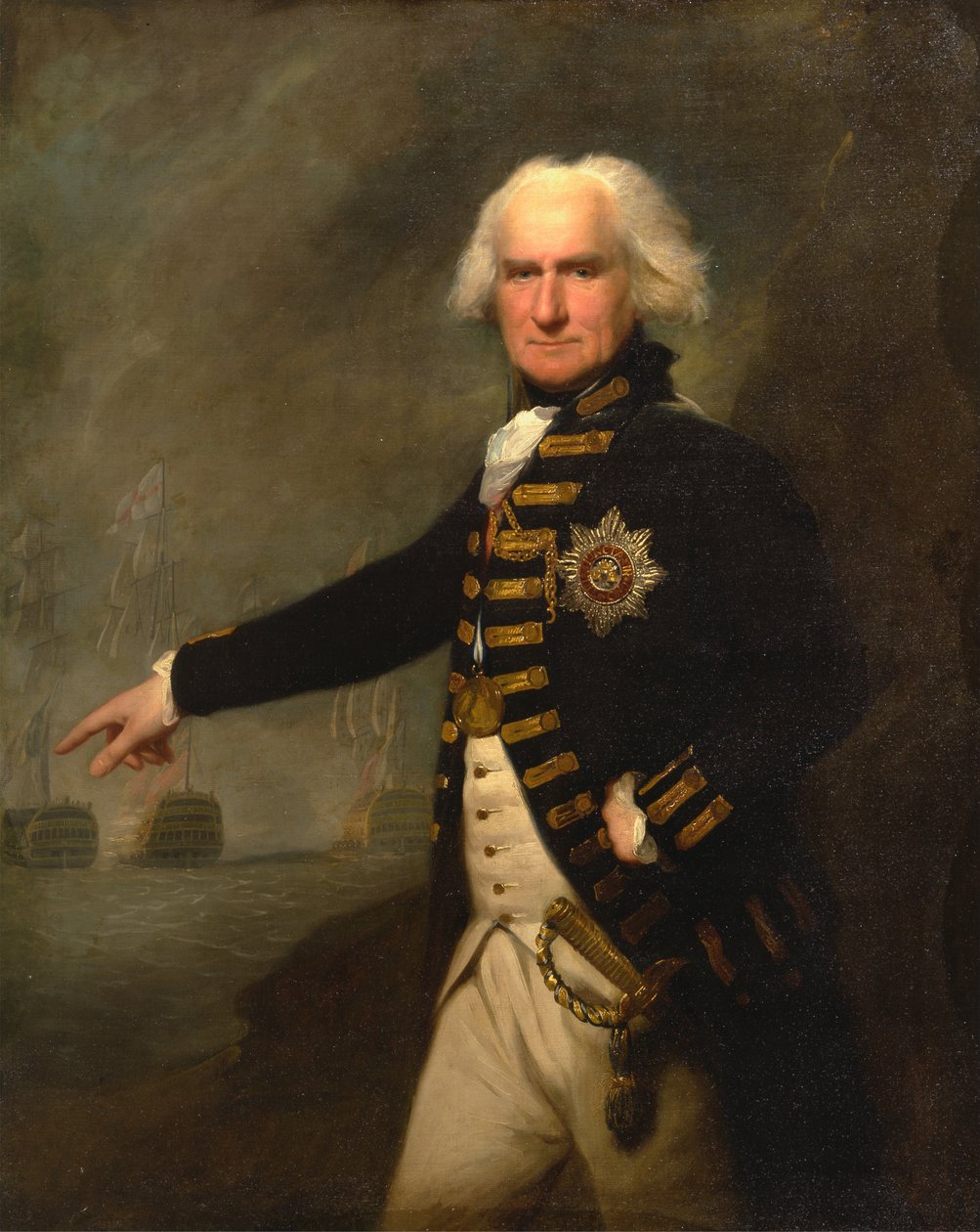 Amiral Lord Bridport av Lemuel Francis Abbott