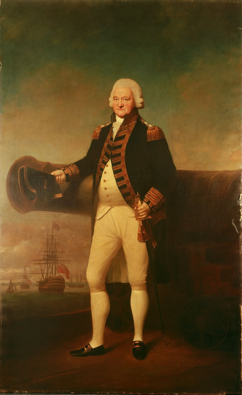 Amiral Sir Peter Parker (1721-1811), ca 1799 (olja på duk) av Lemuel Francis Abbott