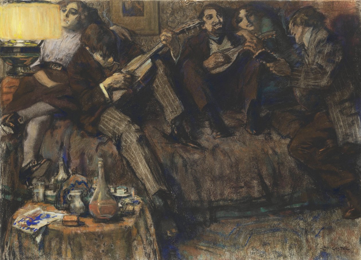 Boheme, ca 1910 av Leo Gestel