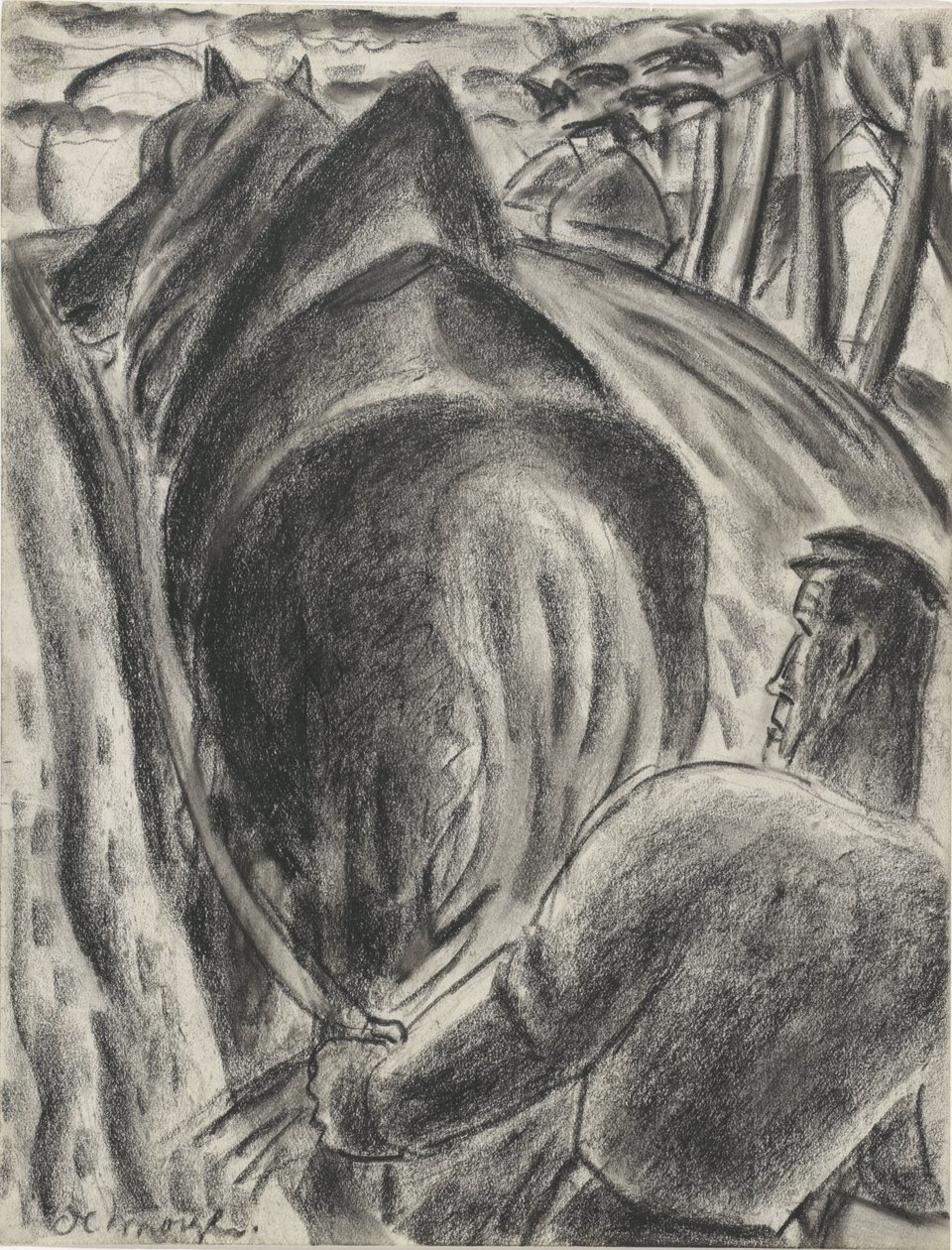 Morgonen (titel på objekt) av Leo Gestel (signed by artist)