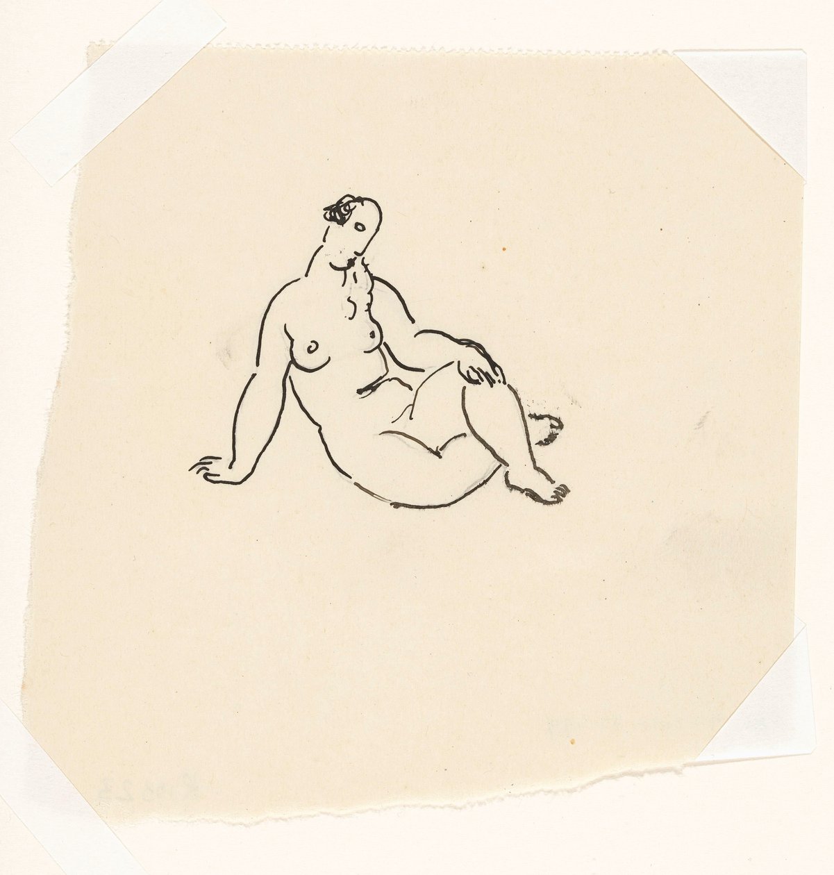 Badare (skiss) av Leo Gestel