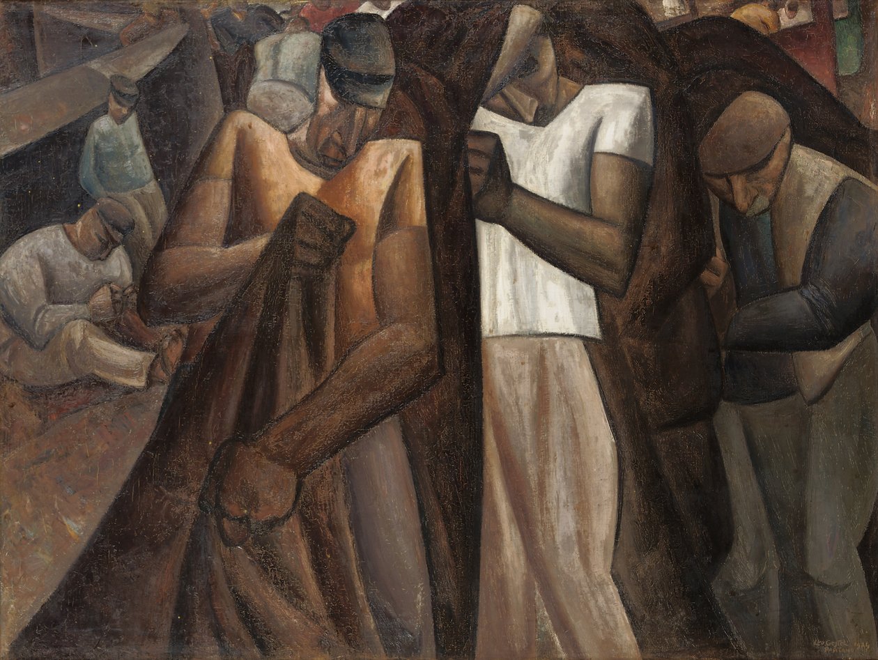Nettendragers, ca 1924 (olja på duk) av Leo Gestel