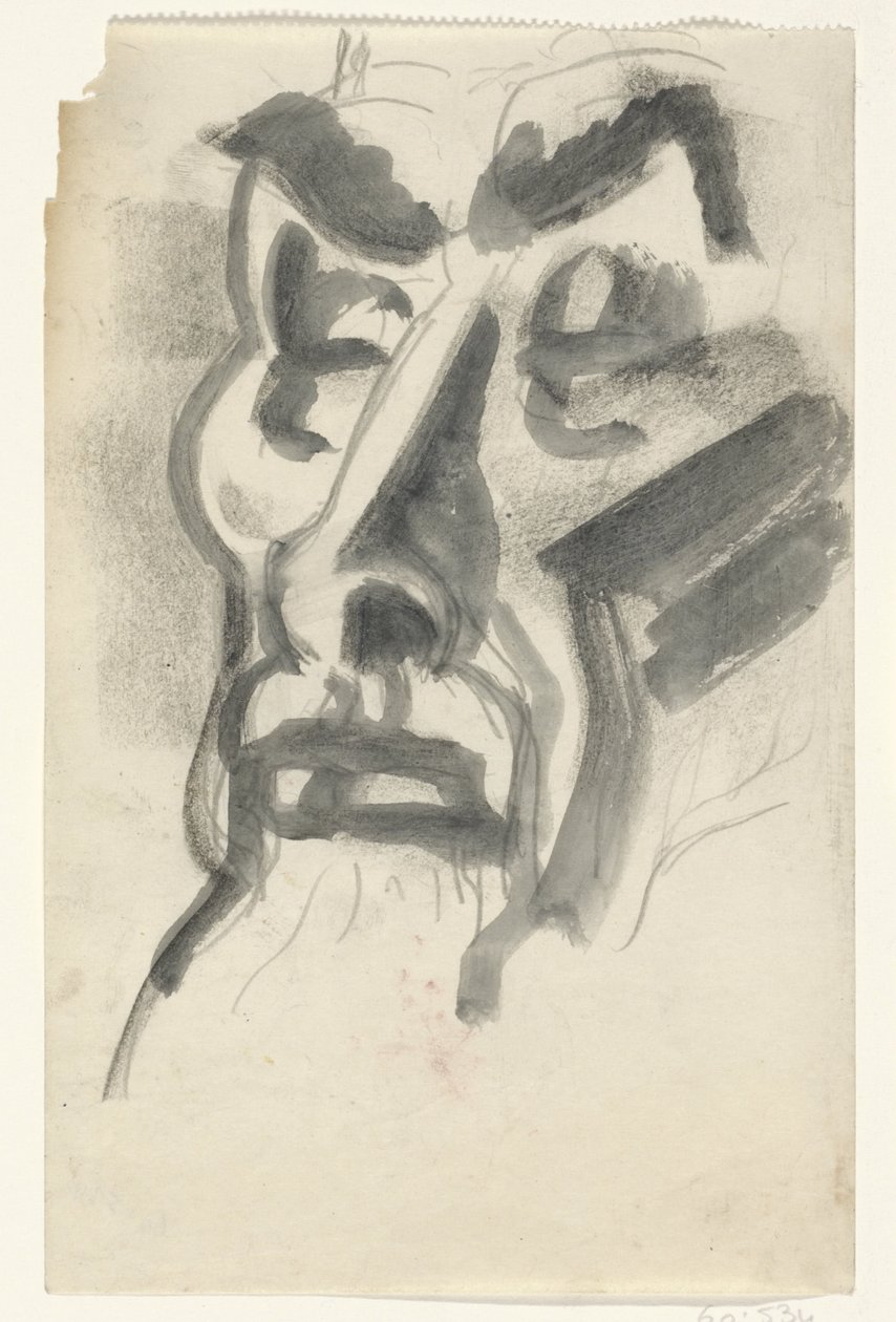 Porträtt av Jan Toorop av Leo Gestel