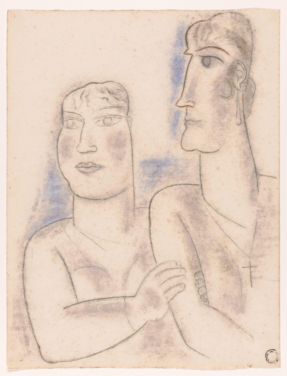 Två kvinnor av Leo Gestel