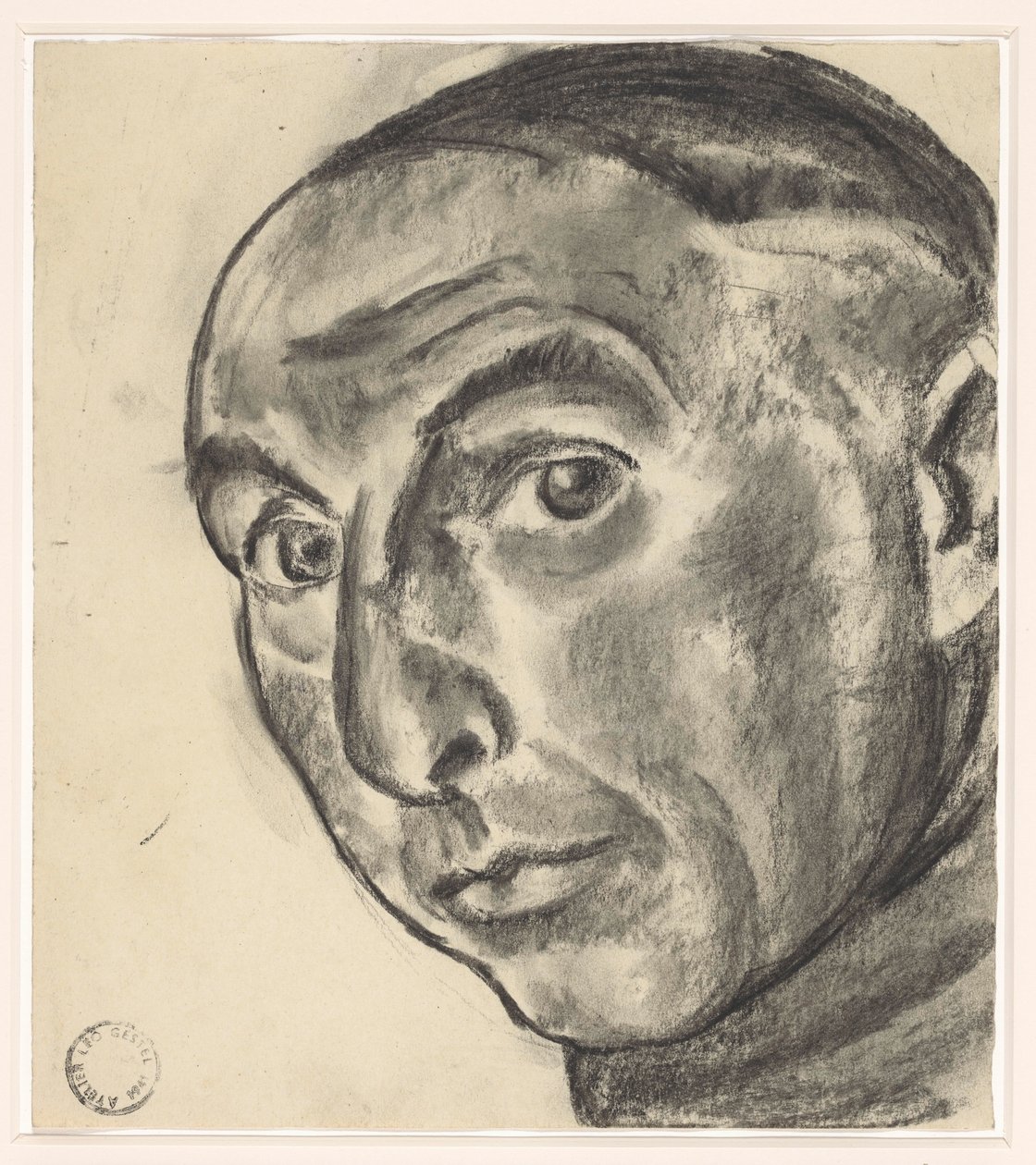 Självporträtt av Leo Gestel