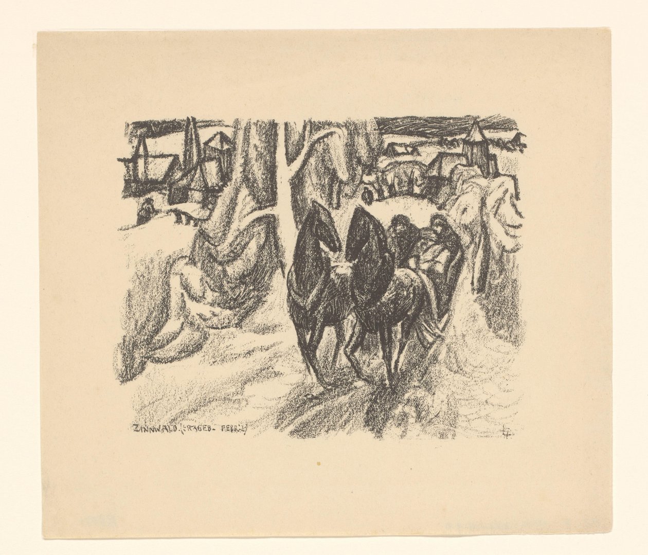Zinnwald (Ertsgebergte) (originaltitel på objekt) av Leo Gestel