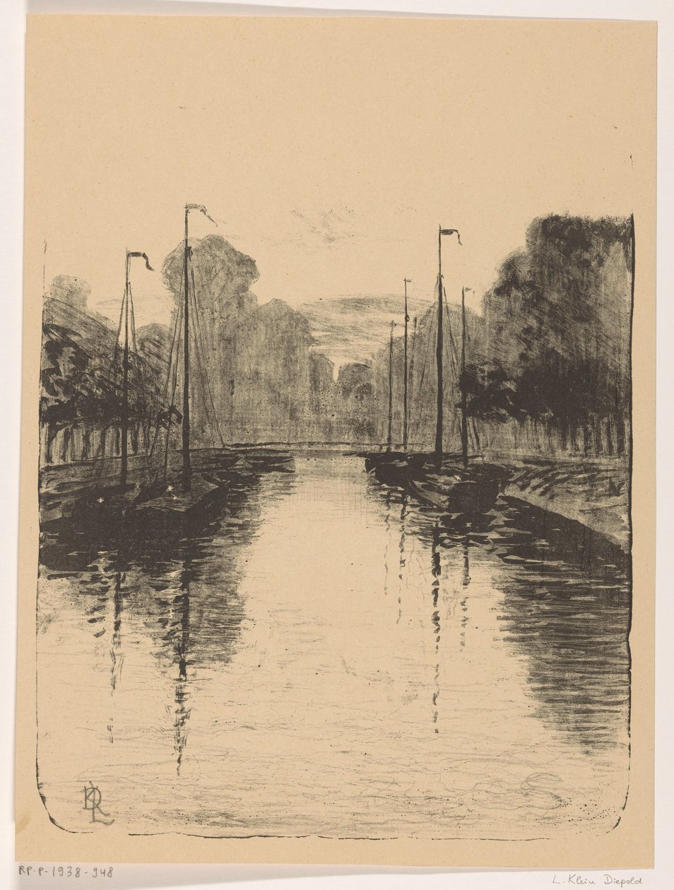Singel te Utrecht (originaltitel på objekt) av Leo Klein von Diepold