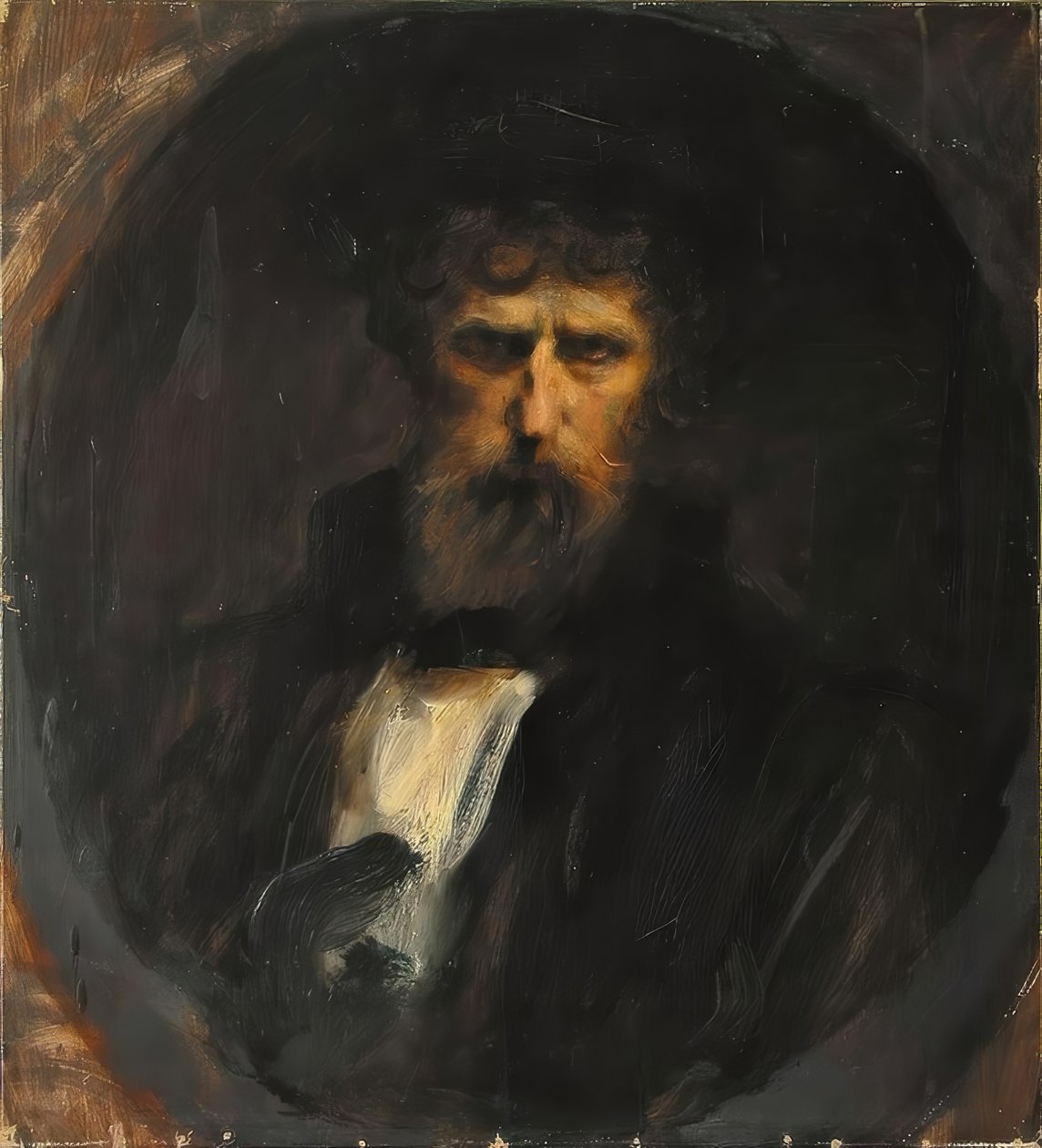 självporträtt av Leo Samberger