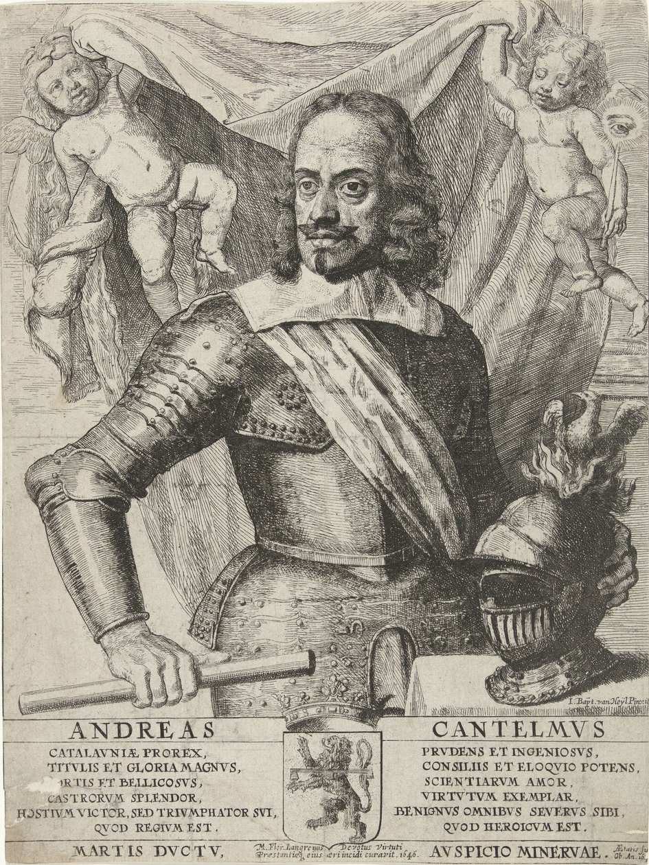 Porträtt av Don Andrea Cantelmo av Leo van Heil