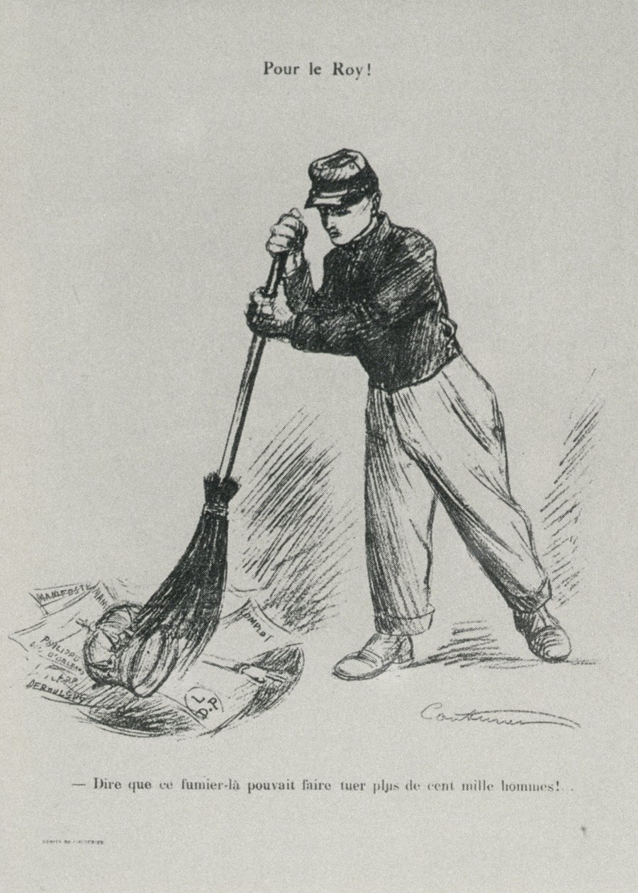För kungen!, 1899 av Leon Antoine Lucien Couturier