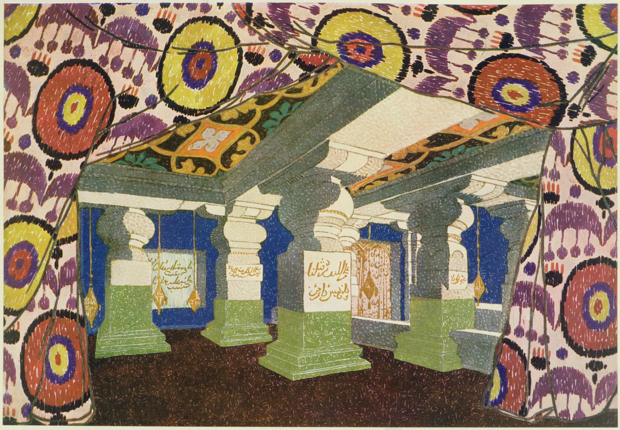 Orientalisk naturdesign av Leon Bakst