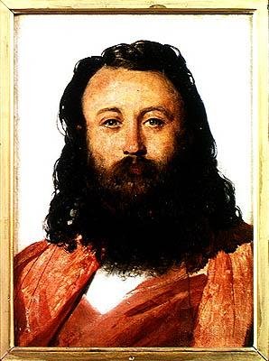 Porträtt av Barthelemy Prosper Enfantin (1796-1864) av Léon Cogniet