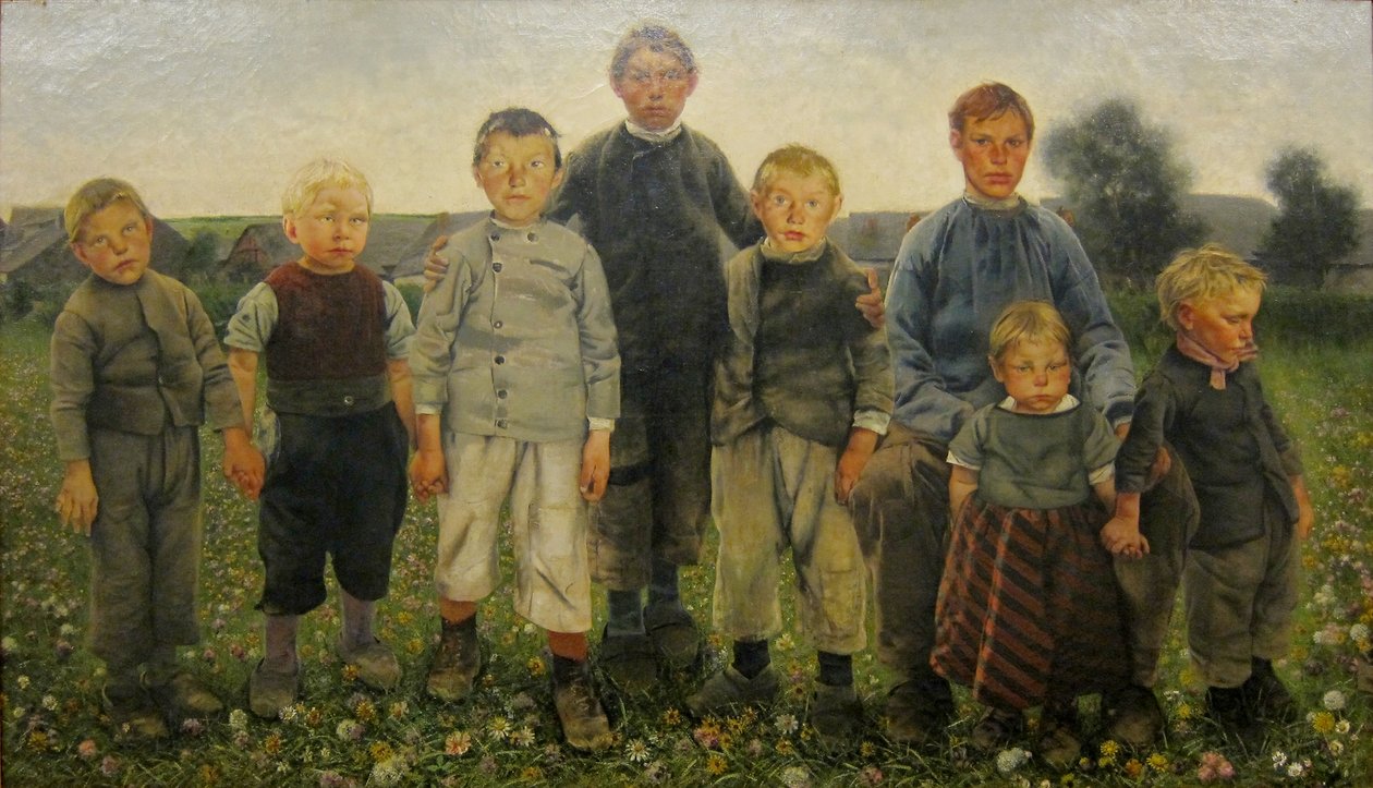  Les garcons de la serie Les ages du paysann av Léon Frédéric