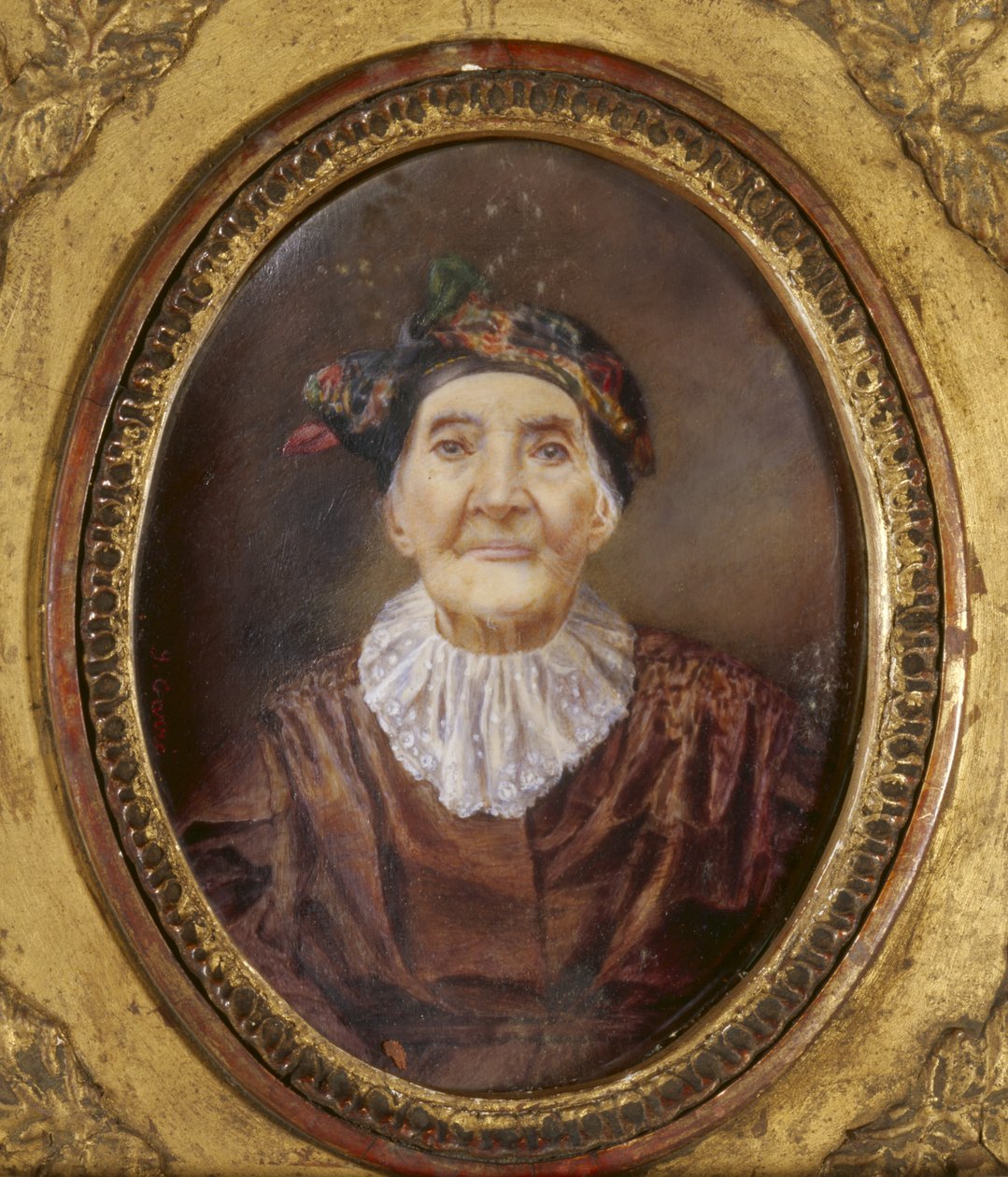 Porträtt av fru Vacaresco av Leon Georges Carre