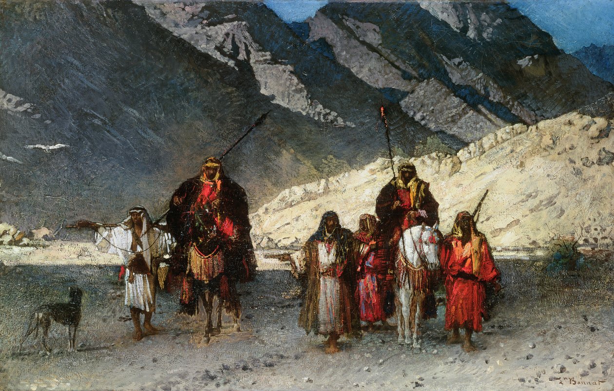 I bergen, 1870-talet av Leon Joseph Florentin Bonnat
