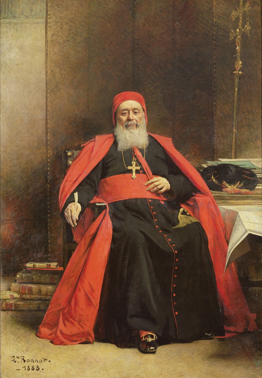 Porträtt av Charles Lavigerie (1825-92) 1888 av Leon Joseph Florentin Bonnat
