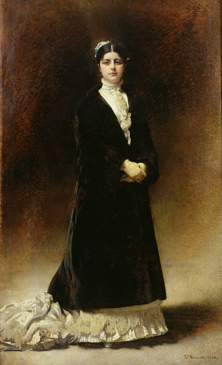 Porträtt av Emanuella Pignatelli, grevinna Potocka, 1880 av Leon Joseph Florentin Bonnat