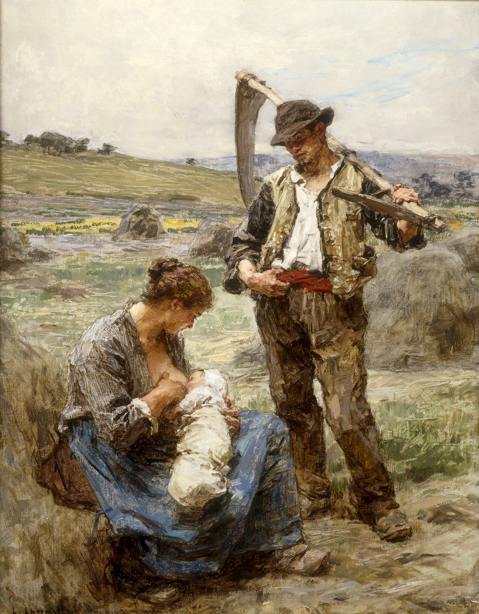 Moderskap av Leon Augustin Lhermitte
