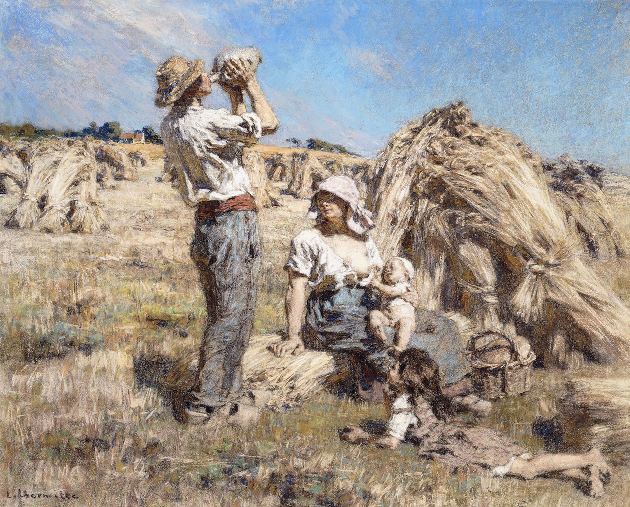 Moderskap, av Leon Augustin Lhermitte