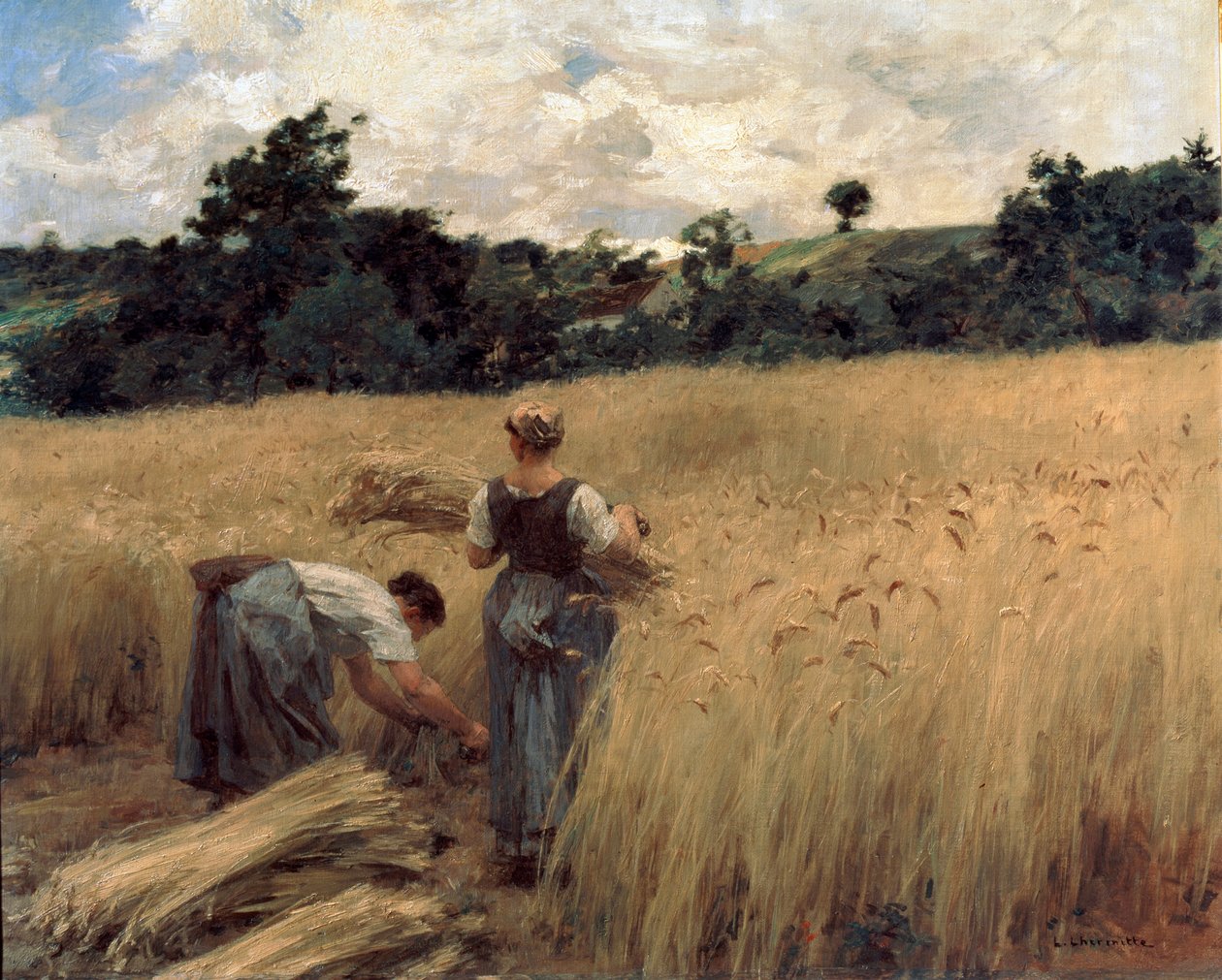 Reapers, 1800- eller tidigt 1900-tal av Leon Augustin Lhermitte