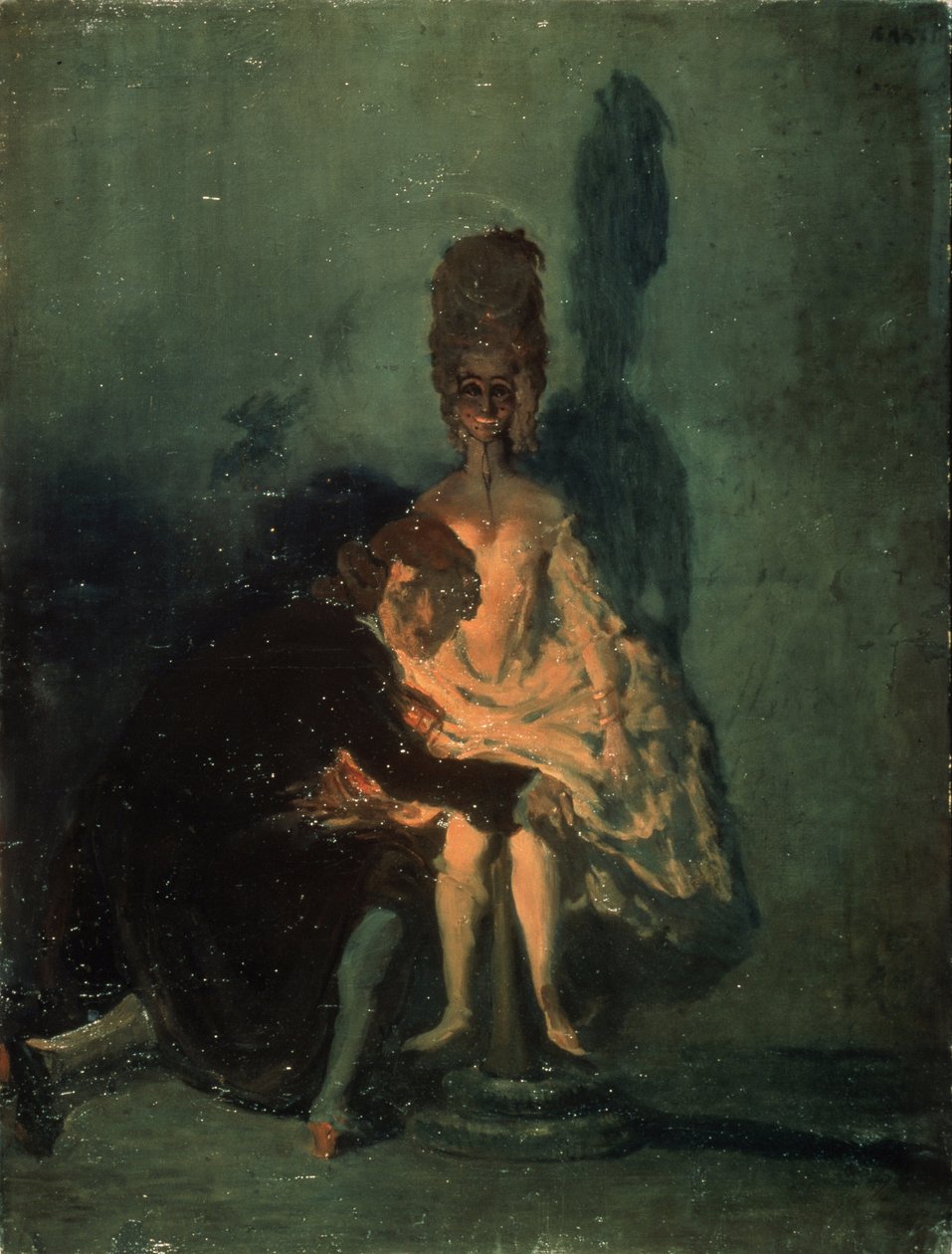 Coppelius & Coppelia efter balett Coppelia av Leo Delibes (1836-1891) av Leon Bakst
