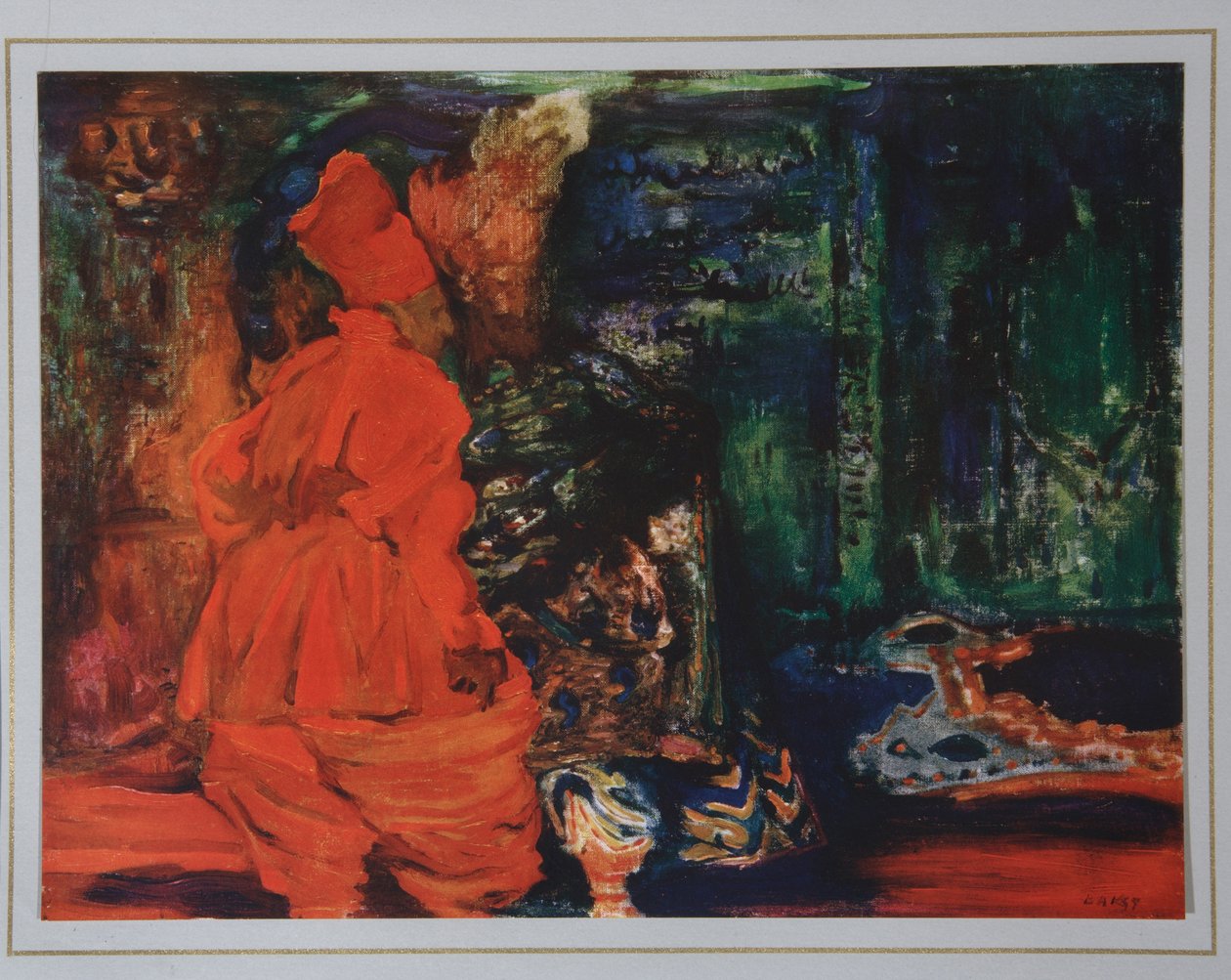 Harems hemlighet. Balett Scheharazade av N. Rimsky-Korsakov, ca. 1910 av Leon Bakst