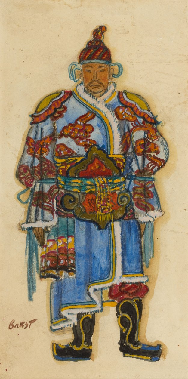 Orientalisk kostymdesign av Leon Bakst