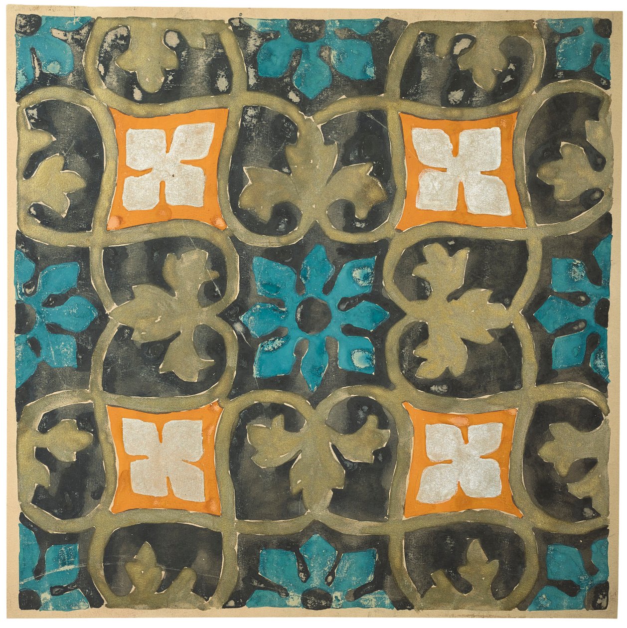 Textildesign, tidigt 1900-tal.. av Leon Bakst