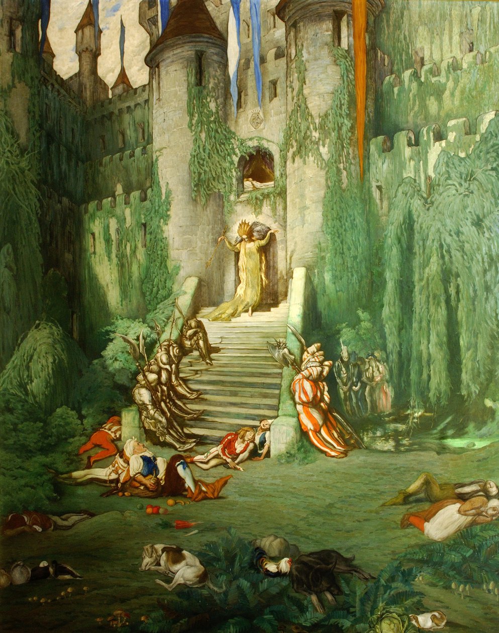 Törnrosan, 1913-1922 av Leon Bakst