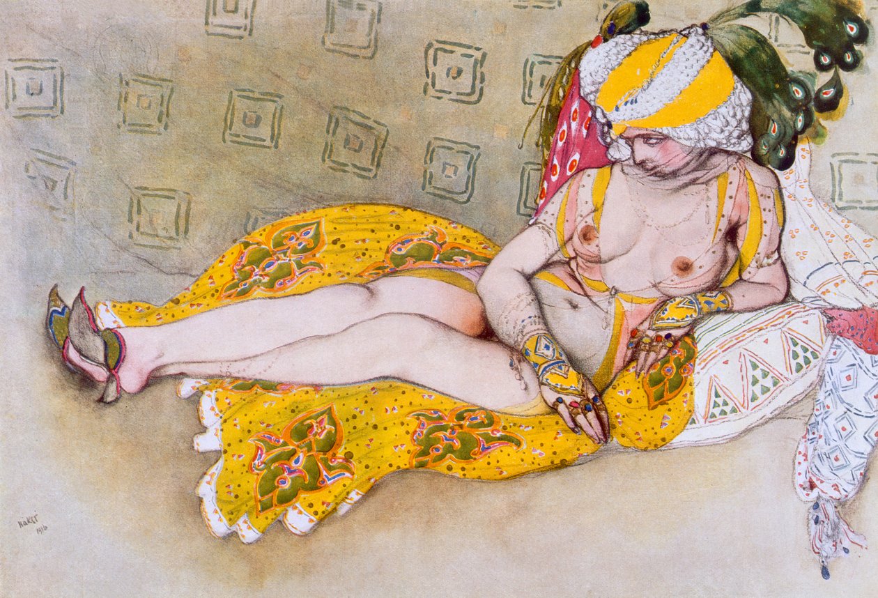 Den gula sultanen, 1916. av Leon Bakst