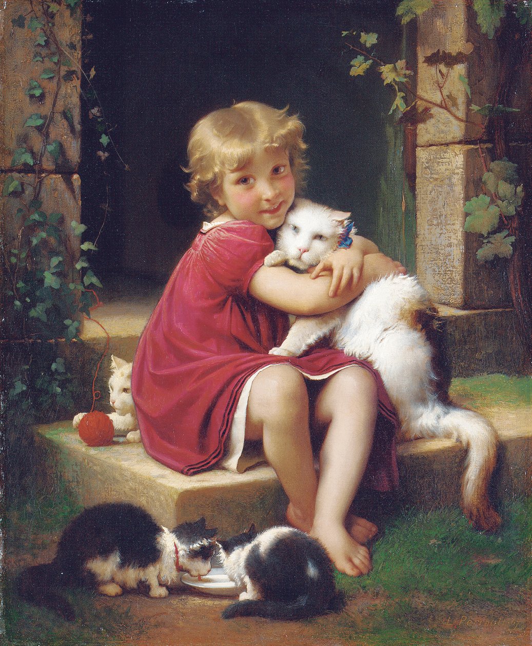 Hennes favoritdjur, 1867 av Leon Bazile Perrault