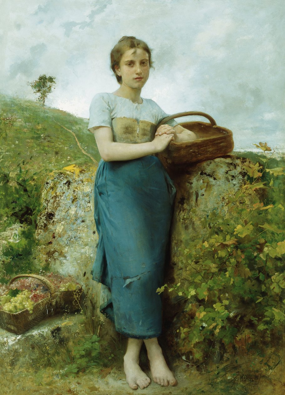 Druvplockaren, 1895 av Leon Bazile Perrault