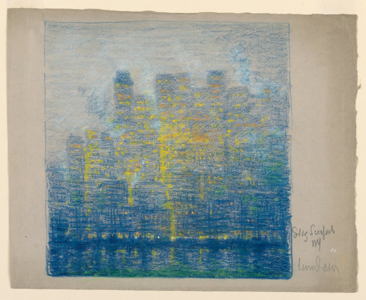 Skyskrapor, New York av Leon Dabo