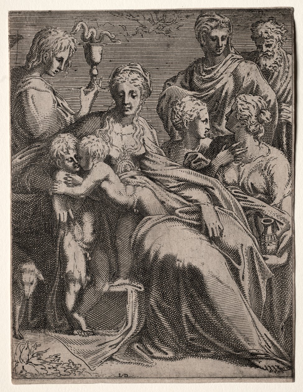 Heligt samtal, 1540-talet. av Leon Davent