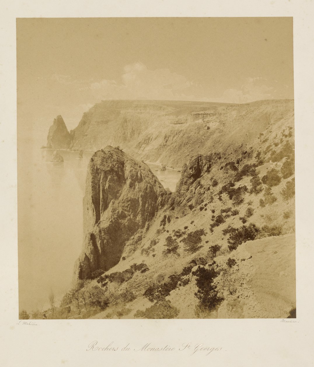 Klipporna vid S:t Georges kloster (Rochers du Monastere St. Georges) av Leon Eugéne Méhédin