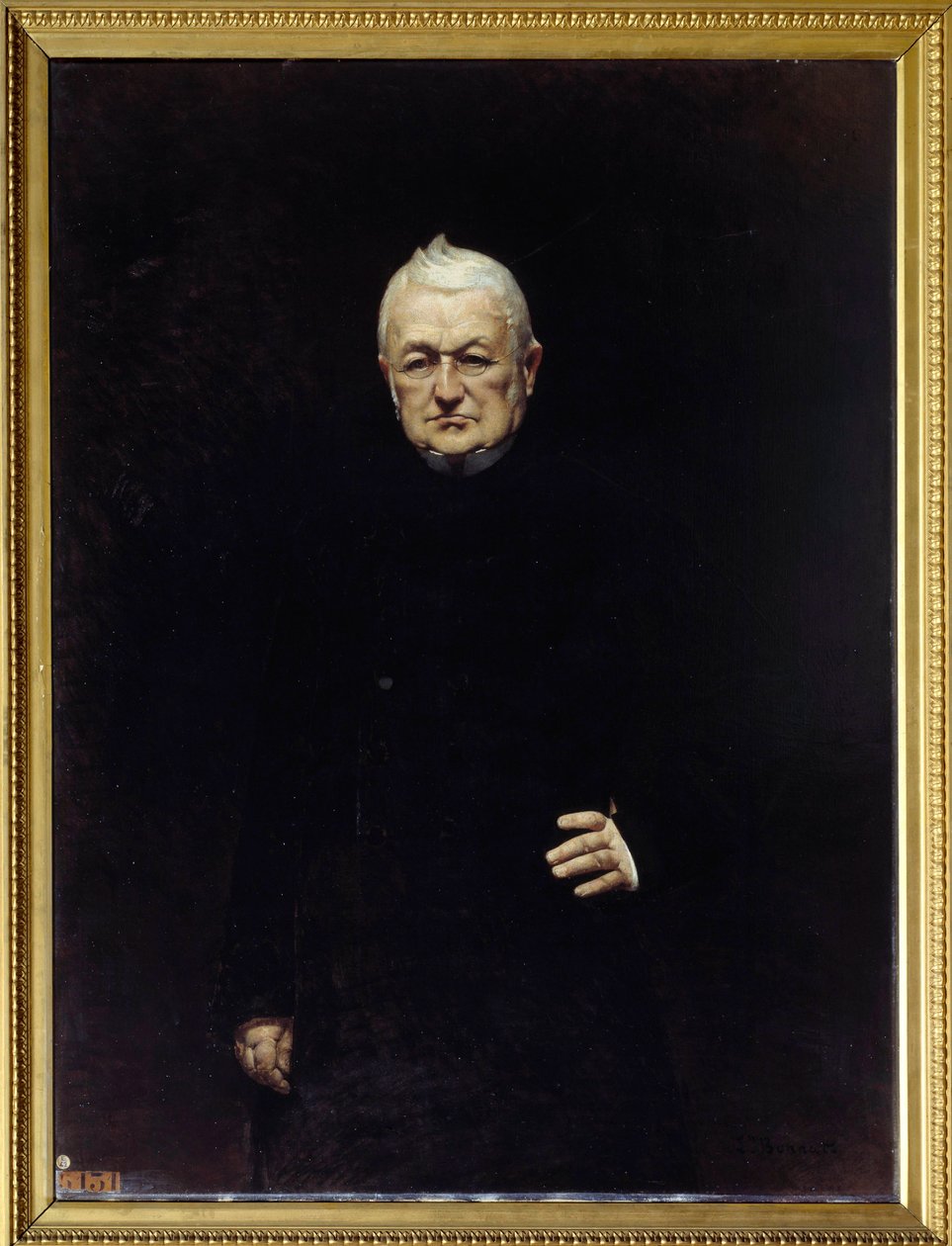 Porträtt av Adolphe Thiers (1797-1877) Republikens president Målning av Leon Joseph Bonat (1833-1922) 1800-talets sön. 1,15x0,92 m. av Leon Joseph Florentin Bonnat