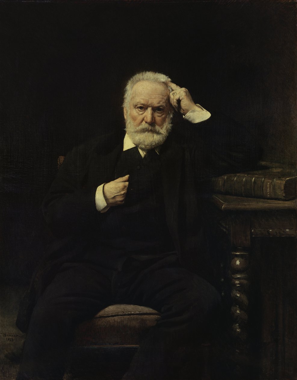 Porträtt av Victor Hugo (1802-85) 1879 av Leon Joseph Florentin Bonnat