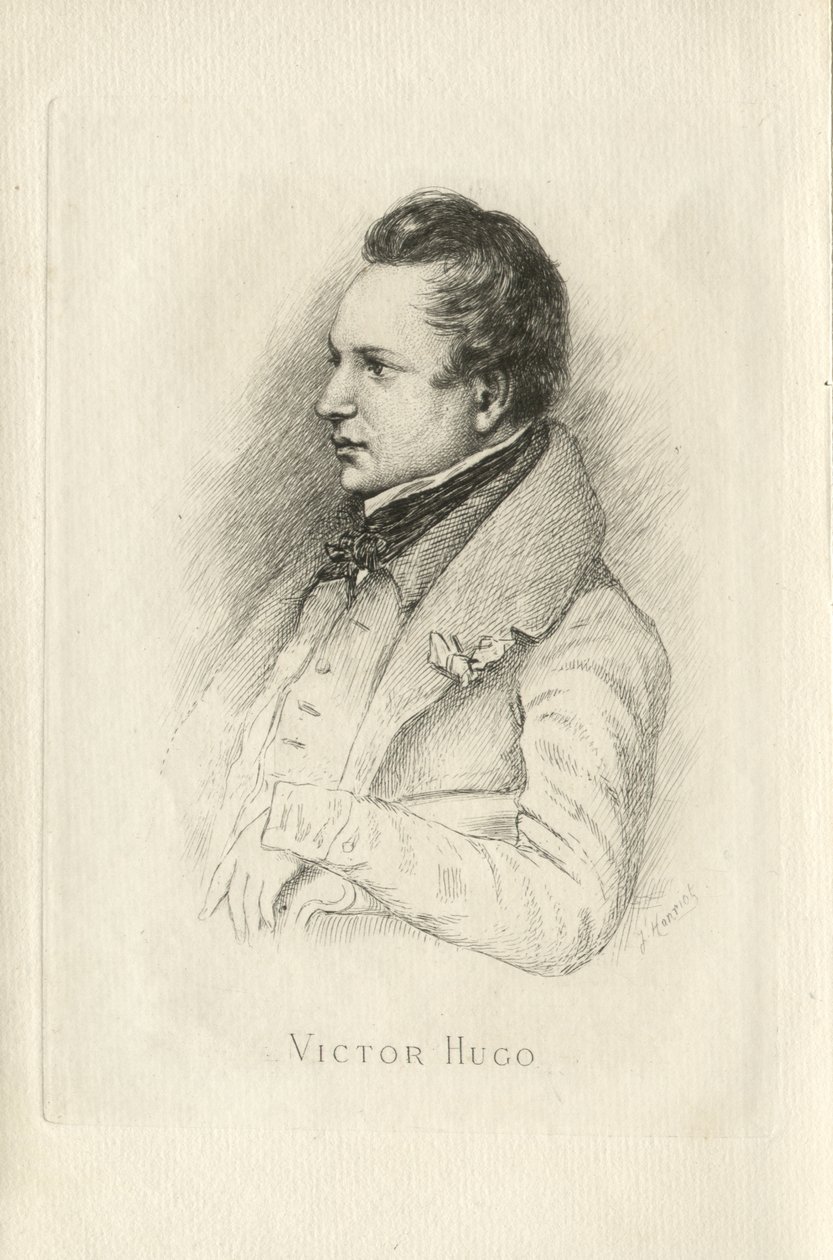 Porträtt av Victor Hugo 1802-1885 av Leon Noel