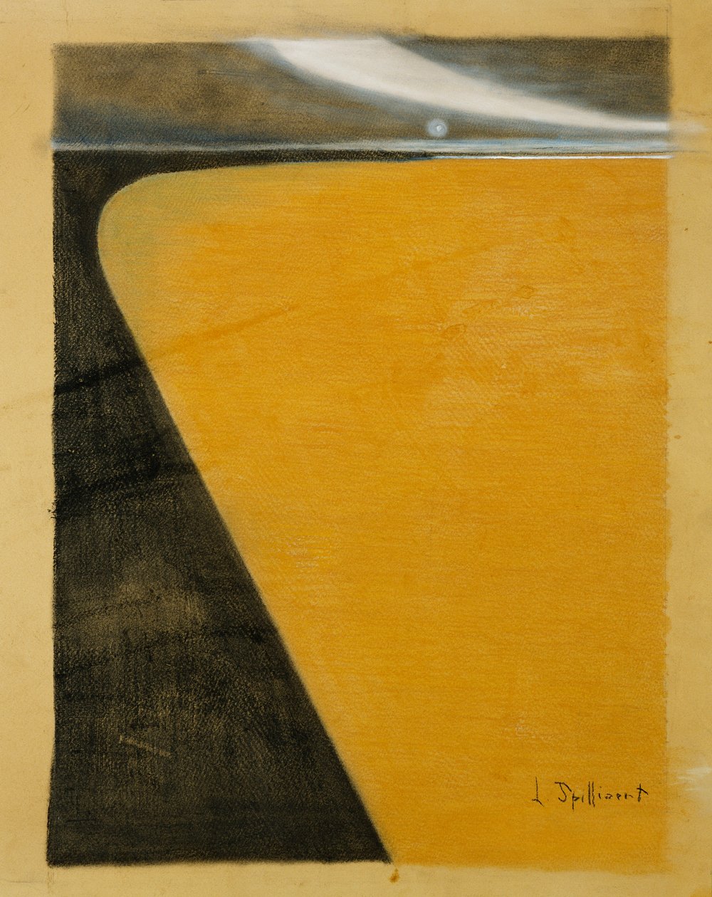 Strand; PLAGE, c.1909-1910 (pastell, gouache och kol på kort) av Leon Spilliaert