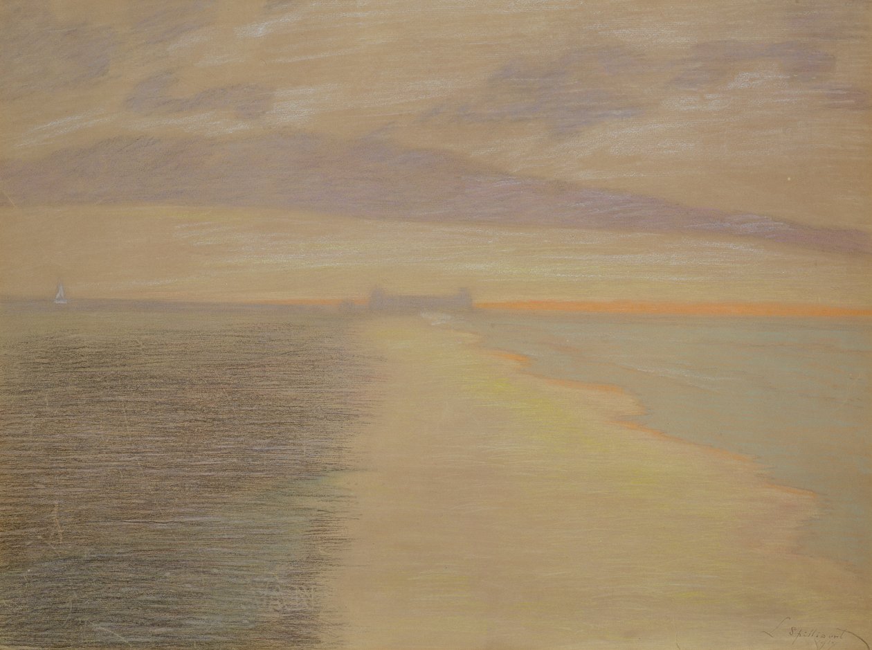 Marin skymning i Oostende av Leon Spilliaert