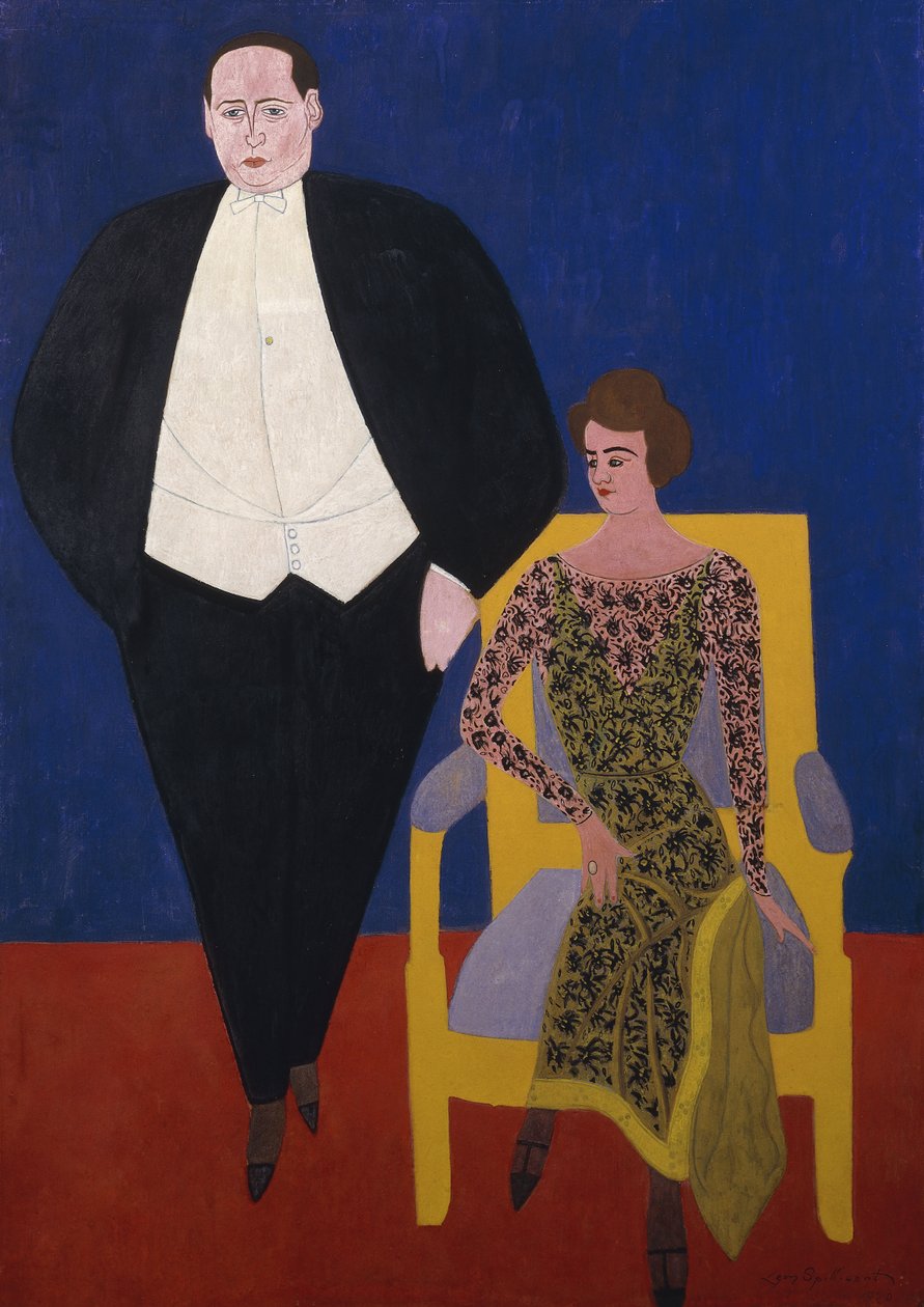 P.g. Van Hecke och Norine; P.g. van Hecke en norine av Leon Spilliaert