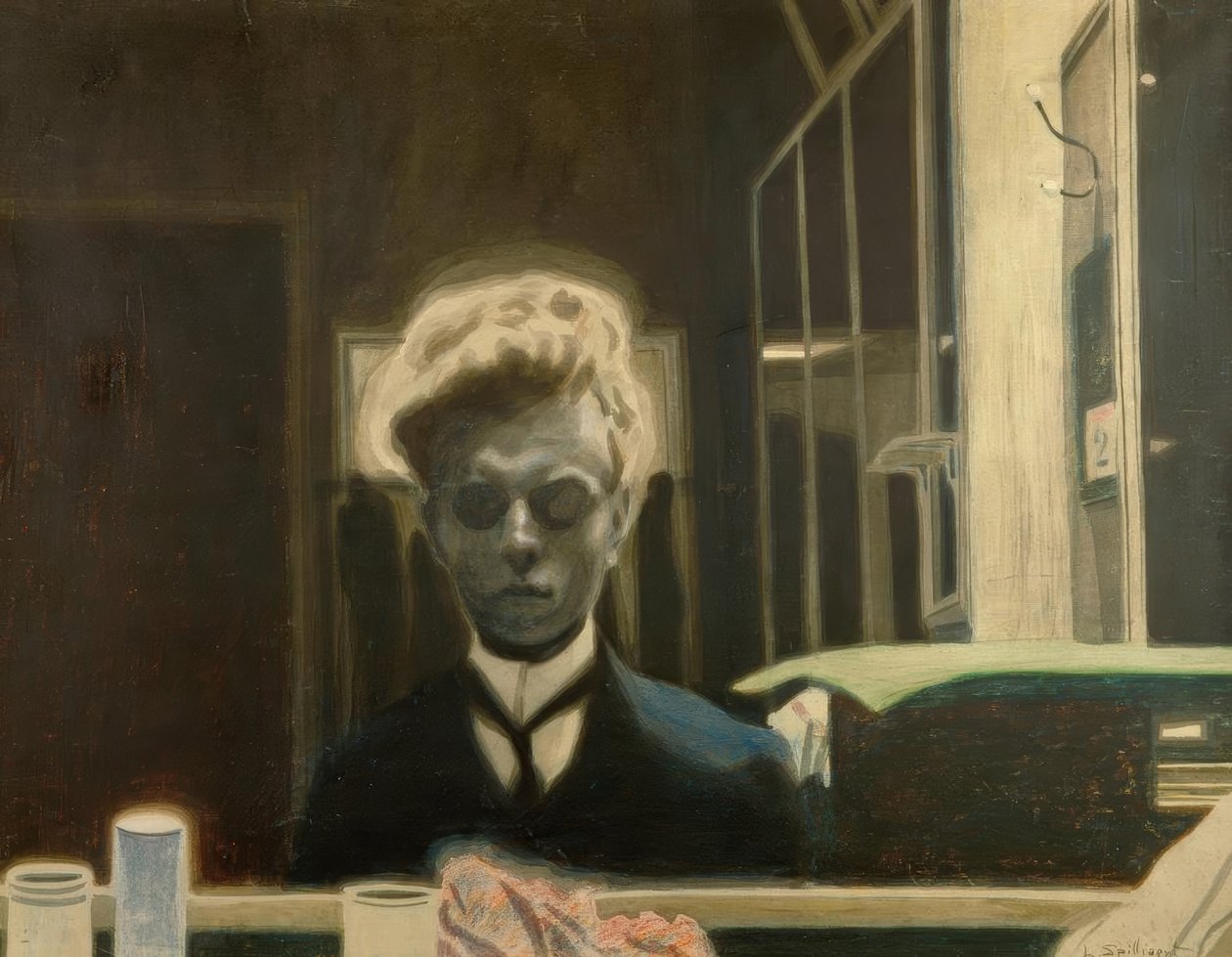 Självporträtt av Leon Spilliaert