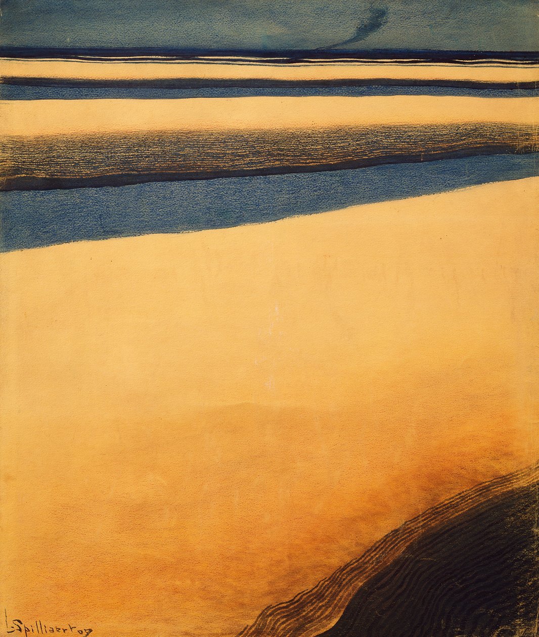 The Liner, Steamboat (olja på duk) av Leon Spilliaert