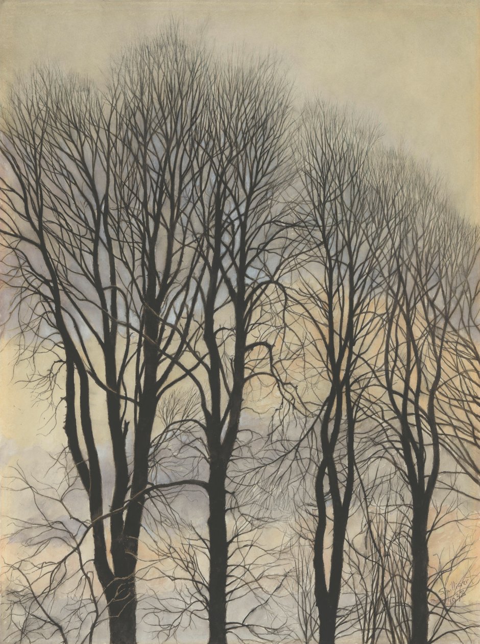 Träd i skyn av Leon Spilliaert