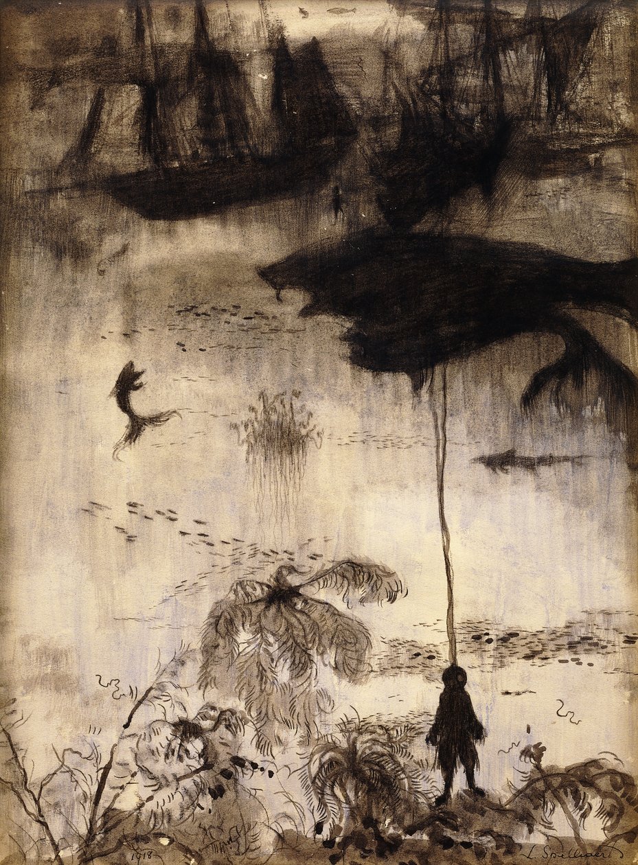 valar; Les Baleines - Valarna av Leon Spilliaert